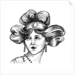 Woman's hairstyle by Anonymous
