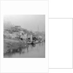 Bathing ghat, Benares, India by BW Kilburn