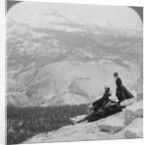 View from Clouds Rest over the Little Yosemite Valley to Mount Clark, California, USA by Underwood & Underwood