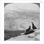 View from Clouds Rest over the Little Yosemite Valley to Mount Clark, California, USA by Underwood & Underwood