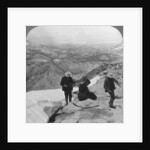 View from Clouds Rest over Tenaya Lake to the distant Matterhorn, California, USA by Underwood & Underwood