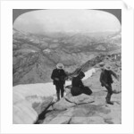 View from Clouds Rest over Tenaya Lake to the distant Matterhorn, California, USA by Underwood & Underwood