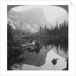 View of Mirror Lake, looking towards Mount Watkins, Yosemite, California, USA by Underwood & Underwood