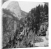 View from Glacier Canyon to Half Dome, Yosemite Valley, California, USA by Underwood & Underwood