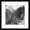 View from Glacier Canyon to Half Dome, Yosemite Valley, California, USA by Underwood & Underwood