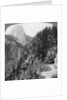 View from Glacier Canyon to Half Dome, Yosemite Valley, California, USA by Underwood & Underwood