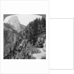 View from Glacier Canyon to Half Dome, Yosemite Valley, California, USA by Underwood & Underwood