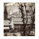 Sentinel Hotel, looking north across the valley to Yosemite Falls, California, USA by Underwood & Underwood