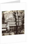 Sentinel Hotel, looking north across the valley to Yosemite Falls, California, USA by Underwood & Underwood