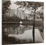 Mirror view of Cathedral Rocks, Yosemite Valley, California, USA by Underwood & Underwood