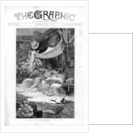 French actress Sarah Bernhardt in her Paris studio, France by Anonymous