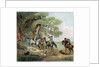 The kill, fox hunting by Anonymous