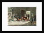 Coach arriving in the yard of an inn by Anonymous