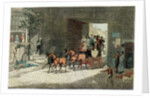 Coach arriving in the yard of an inn by Anonymous
