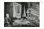 Nelson A Miles, US Army general, at his headquarters by Anonymous