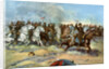 Cavalry charge by US regulars, Spanish-American War by Anonymous
