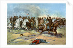 Cavalry charge by US regulars, Spanish-American War by Anonymous