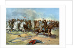 Cavalry charge by US regulars, Spanish-American War by Anonymous