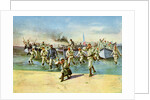 Landing ammunition for the insurgents, under fire, Spanish-American War, Cuba by Anonymous