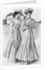 Tennis gowns, girls' attire for August by Anonymous