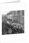 Sailors pulling the gun carriage carrying the coffin of Queen Victoria, Windsor, Berkshire by Anonymous
