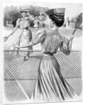 Two lawn tennis costumes for October by Anonymous