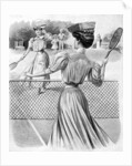 Two lawn tennis costumes for October by Anonymous