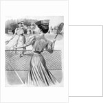Two lawn tennis costumes for October by Anonymous
