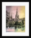 Lichfield Cathedral, Staffordshire by Alfred Concanen