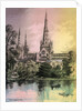 Lichfield Cathedral, Staffordshire by Alfred Concanen