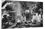 Cooking on a raft, Paraguay by Anonymous