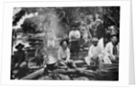 Cooking on a raft, Paraguay by Anonymous