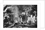 Cooking on a raft, Paraguay by Anonymous