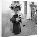 Flower seller, Funchal, Madeira by Anonymous