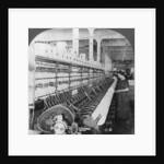 Doubling frame in a large woollen mill, Lawrence, Massachusetts, USA by Keystone View Company