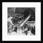Sugar beet pulp and juice flowing from tank to tank, Montreal, Canada by Keystone View Company