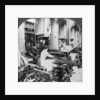 Weaving linen fabric, Montreal, Canada by Keystone View Company