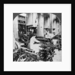 Weaving linen fabric, Montreal, Canada by Keystone View Company