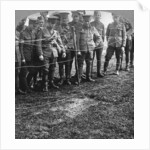 Impression of a body in the ground, Billericay, Essex, World War I by Realistic Travels Publishers