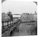 14th century ramparts and Lille Gate, Ypres, Belgium, World War I by Realistic Travels Publishers