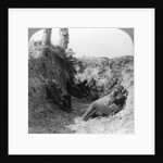 Troops waiting in a trench near Arras, France, World War I by Realistic Travels Publishers