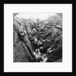 A section of Seaforth Highlanders snatching a moments respite, World War I by Realistic Travels Publishers