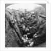 A section of Seaforth Highlanders snatching a moments respite, World War I by Realistic Travels Publishers
