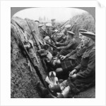 A section of Seaforth Highlanders snatching a moments respite, World War I by Realistic Travels Publishers