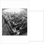A section of Seaforth Highlanders snatching a moments respite, World War I by Realistic Travels Publishers