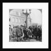 Soldiers filling their water bottles at the town pump La Gorgue, France, World War I by Realistic Travels Publishers