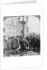 Soldiers filling their water bottles at the town pump La Gorgue, France, World War I by Realistic Travels Publishers