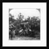 British gunners donning masks as protection against German gas shells, World War I by Realistic Travels Publishers