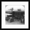 Troops and supplies are rushed from a railhead to the firing line, World War I by Realistic Travels Publishers