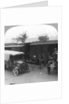 Troops and supplies are rushed from a railhead to the firing line, World War I by Realistic Travels Publishers